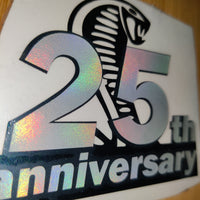 Mystic cobra 25th anniversary sticker