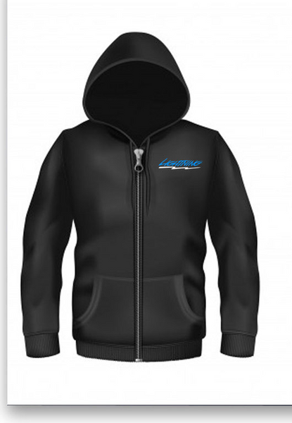 lightning zipper hoodie